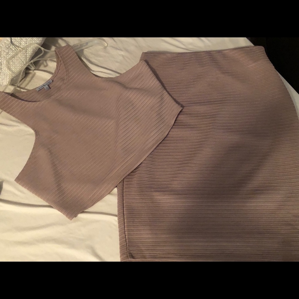 Charlotte Russe 2 Piece Bodycon Set
